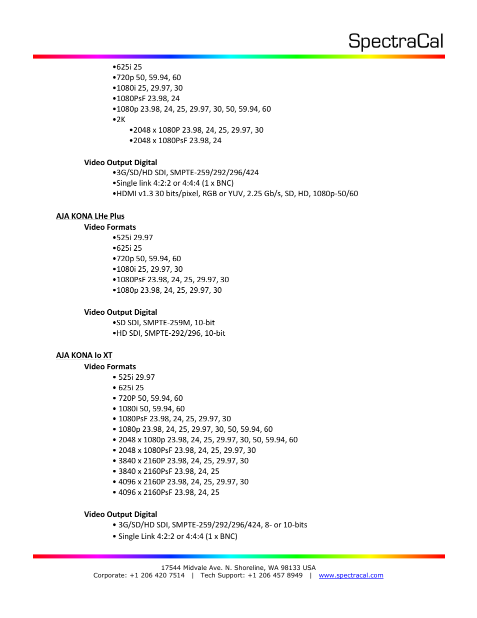 SpectraCal VirtualForge Software User Manual | Page 12 / 17