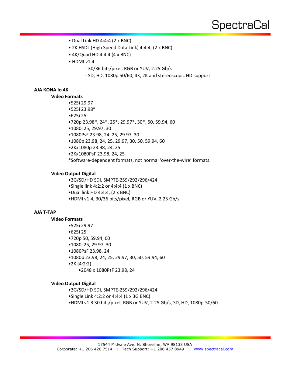 SpectraCal VirtualForge Software User Manual | Page 13 / 17