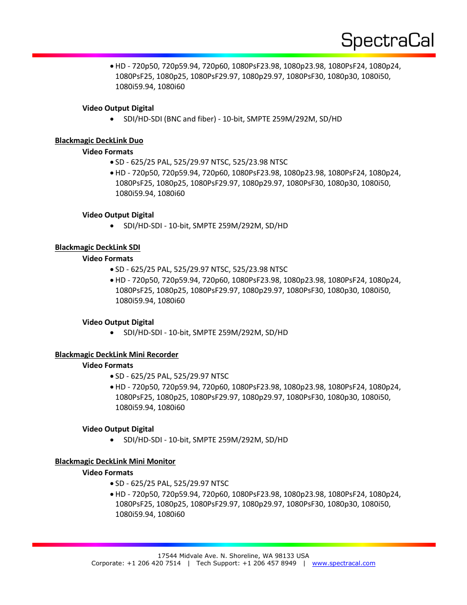 SpectraCal VirtualForge Software User Manual | Page 16 / 17