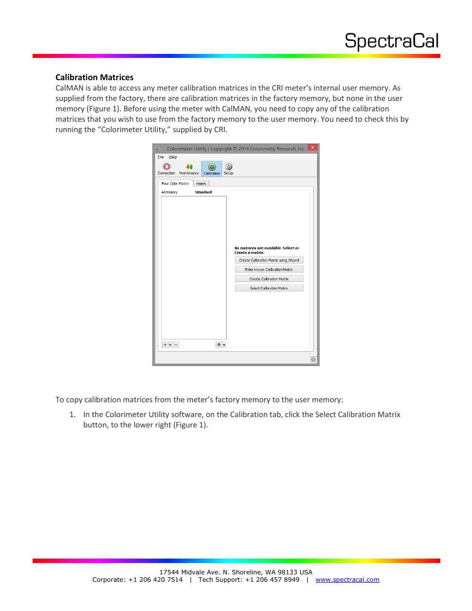 SpectraCal Colorimetry Research CR-100 User Manual | Page 2 / 4