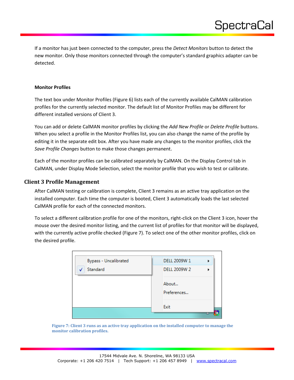 SpectraCal CalMAN Client 3 User Manual | Page 6 / 7