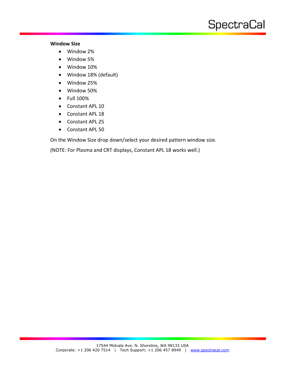 SpectraCal VideoForge 4K User Manual | Page 6 / 6