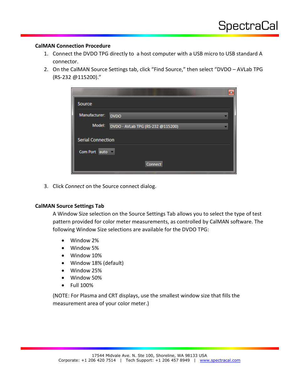SpectraCal DVDO TPG Lab User Manual | Page 2 / 3