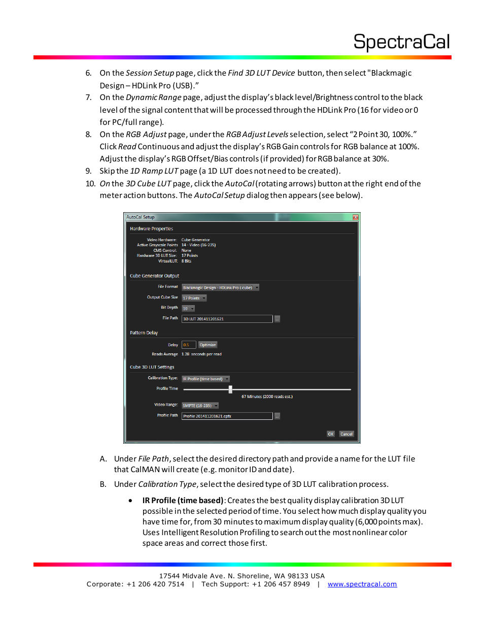 SpectraCal Blackmagic Design HDLink Pro User Manual | Page 2 / 4