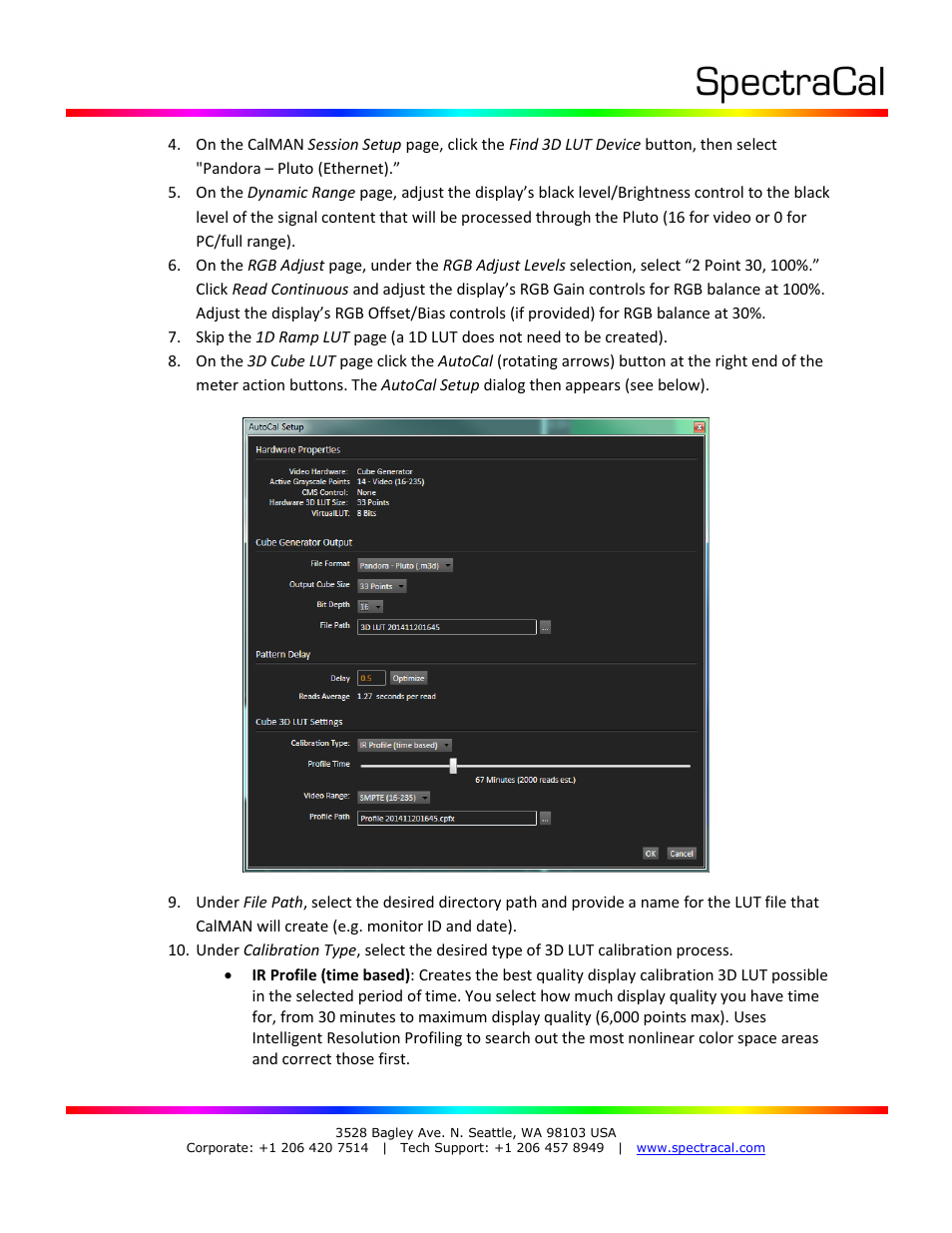 SpectraCal Pandora Pluto User Manual | Page 2 / 4