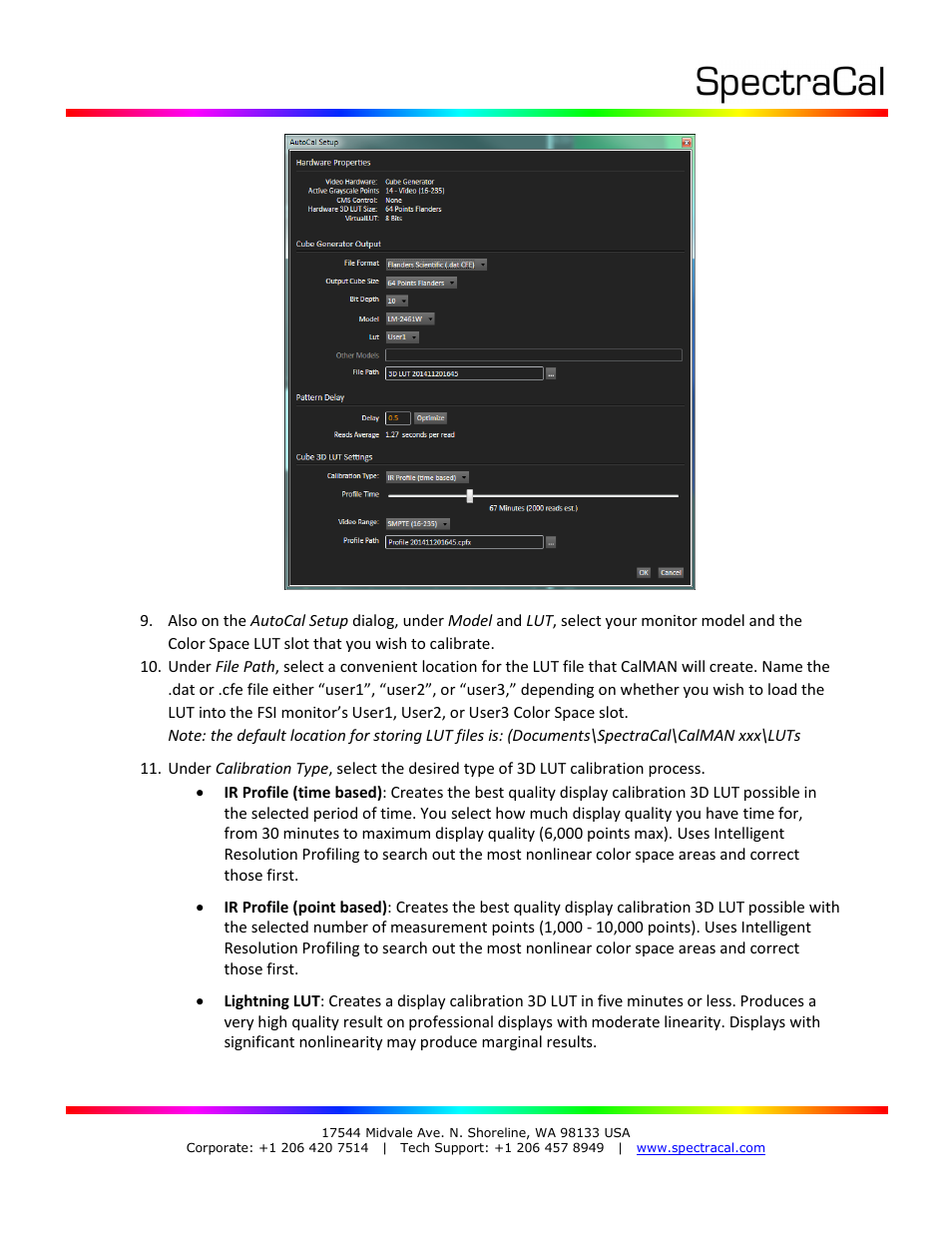 SpectraCal Flanders Scientific Monitor User Manual | Page 3 / 5
