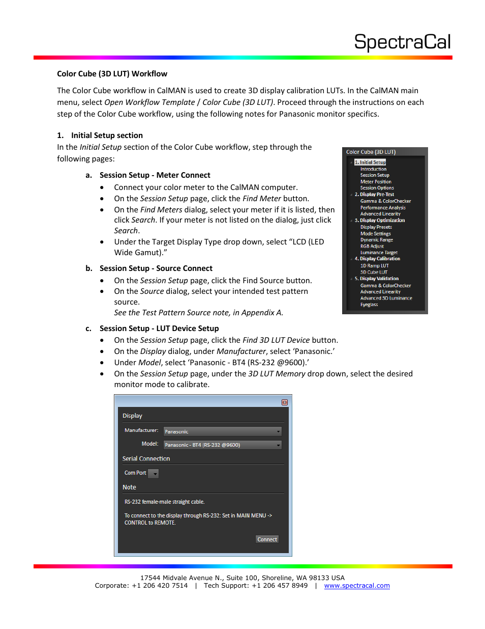 SpectraCal Panasonic BT-4LH310 User Manual | Page 2 / 6