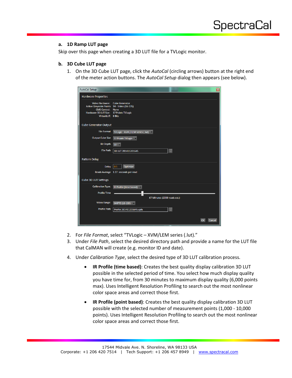 SpectraCal TVLogic XVM and LEM Series Monitors User Manual | Page 4 / 8