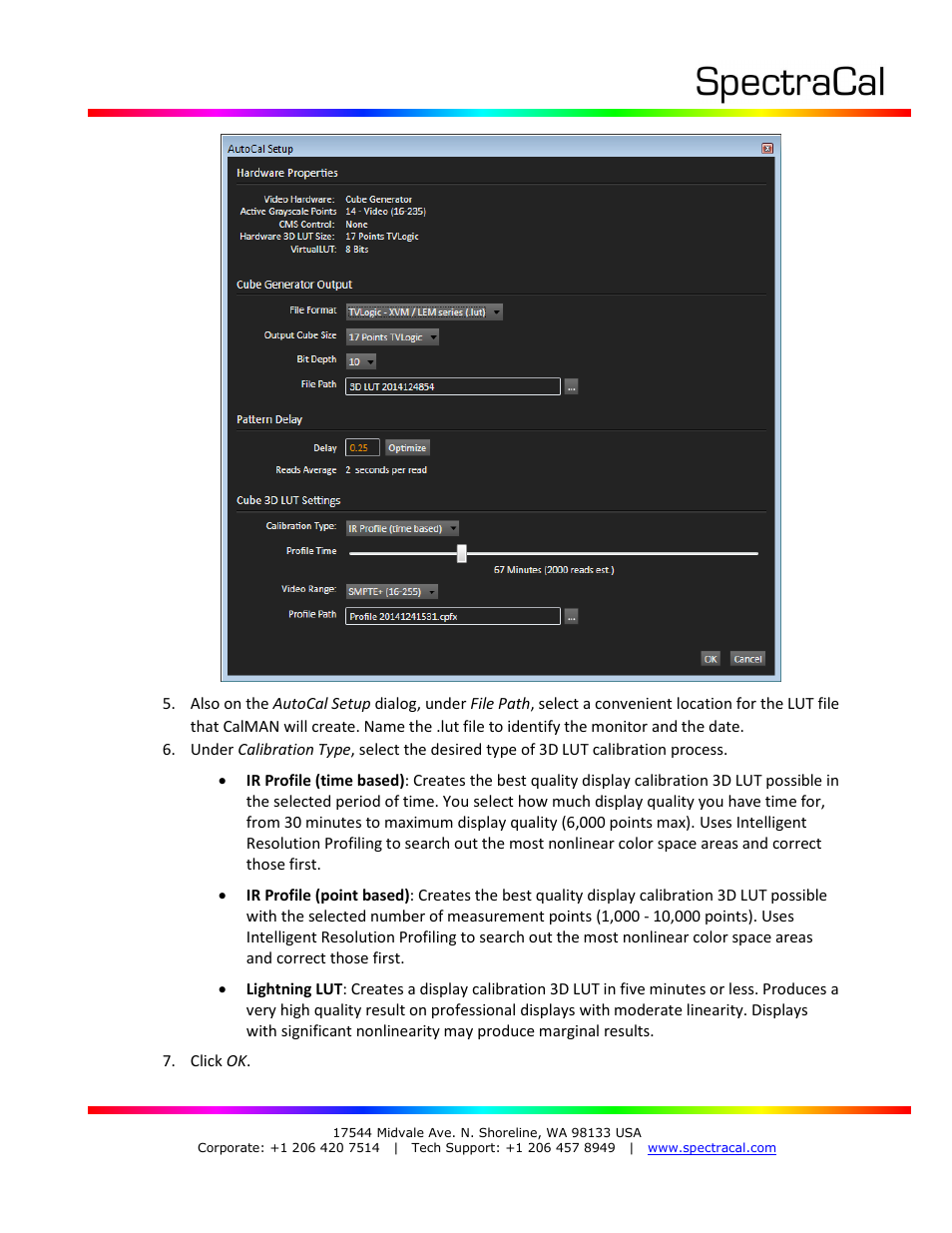 SpectraCal TVLogic XVM and LEM Series Monitors User Manual | Page 7 / 8