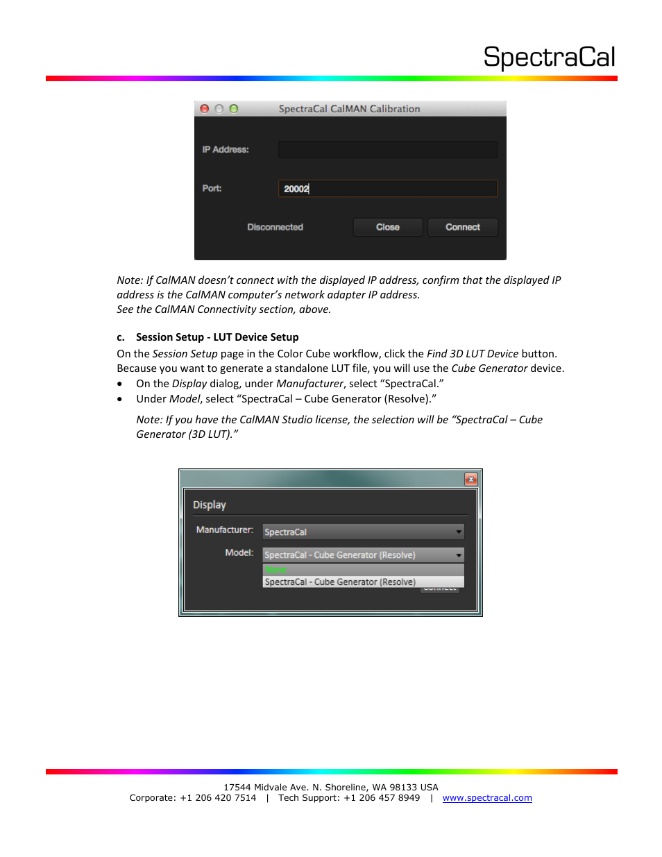 SpectraCal Blackmagic Design DaVinci Resolve User Manual | Page 4 / 10