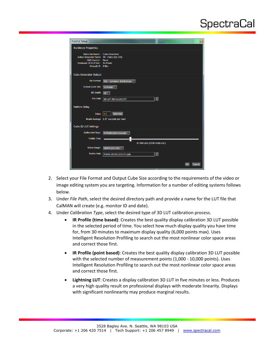 SpectraCal CalMAN 3D LUT Software Files User Manual | Page 4 / 7