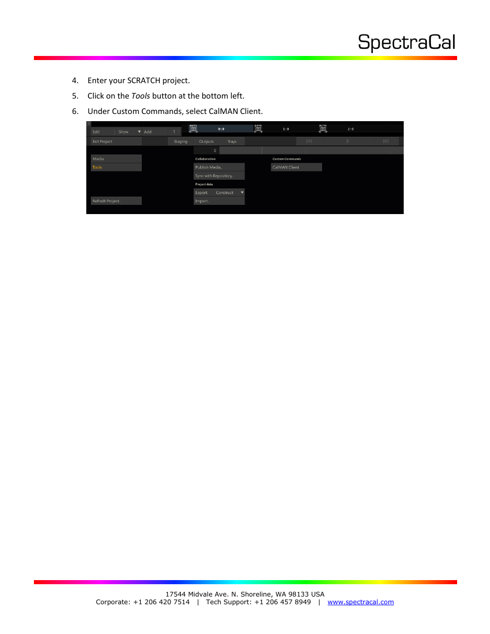 SpectraCal CalMAN for SCRATCH Plug-In User Manual | Page 14 / 14