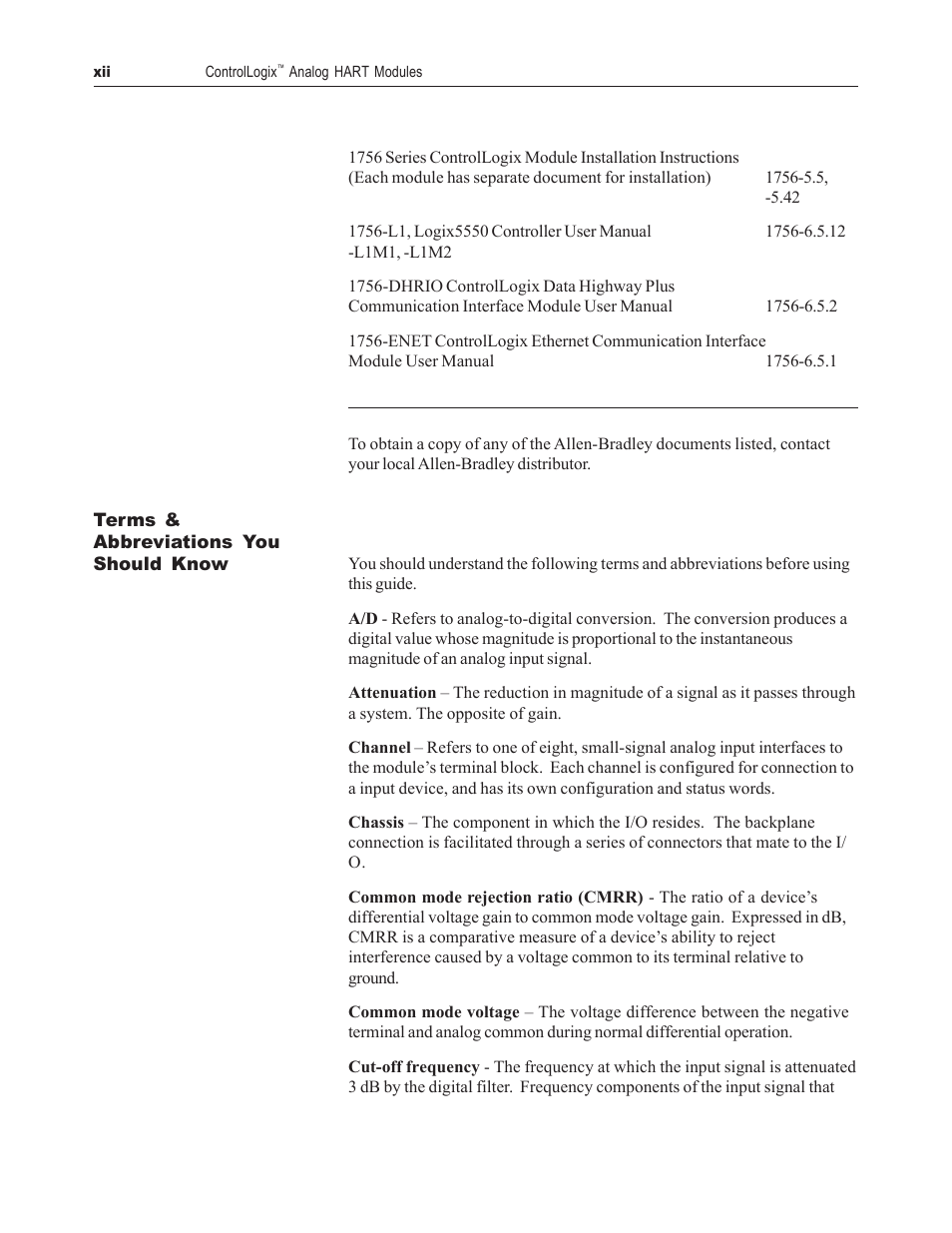 Spectrum Controls 1756sc-OF8H Series A User Manual | Page 12 / 170
