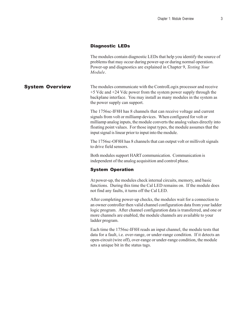 Spectrum Controls 1756sc-OF8H Series A User Manual | Page 17 / 170