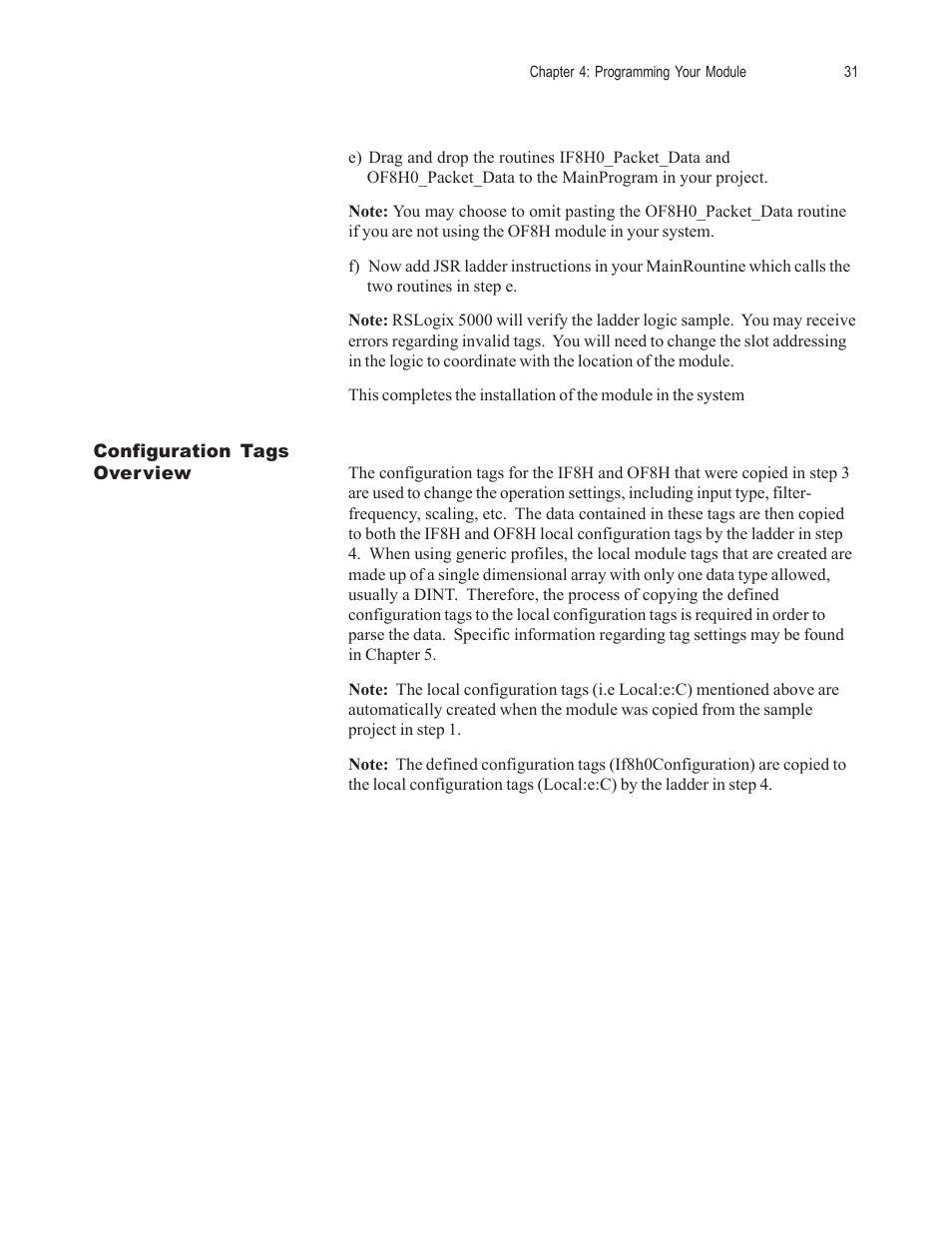 Spectrum Controls 1756sc-OF8H Series A User Manual | Page 45 / 170