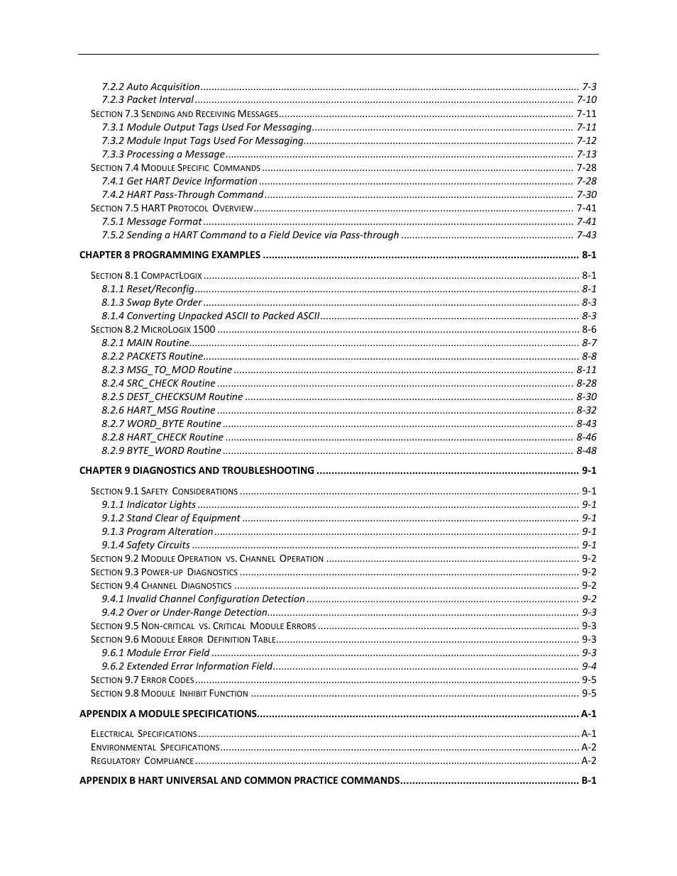 Spectrum Controls 1769sc-HART Modules User Manual | Page 5 / 176