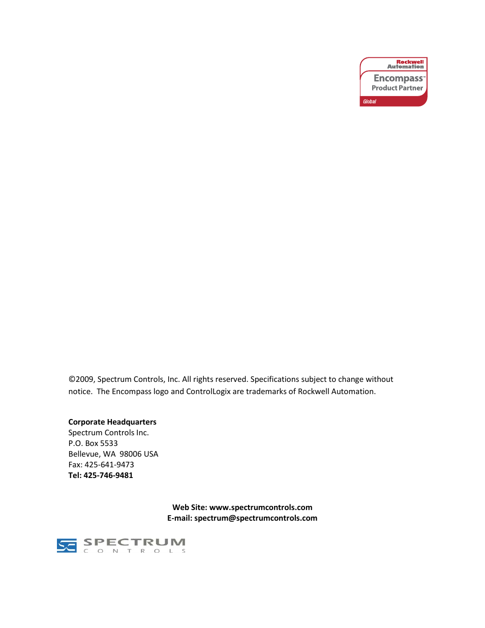 Spectrum Controls 1769sc-IT6I User Manual | Page 82 / 82