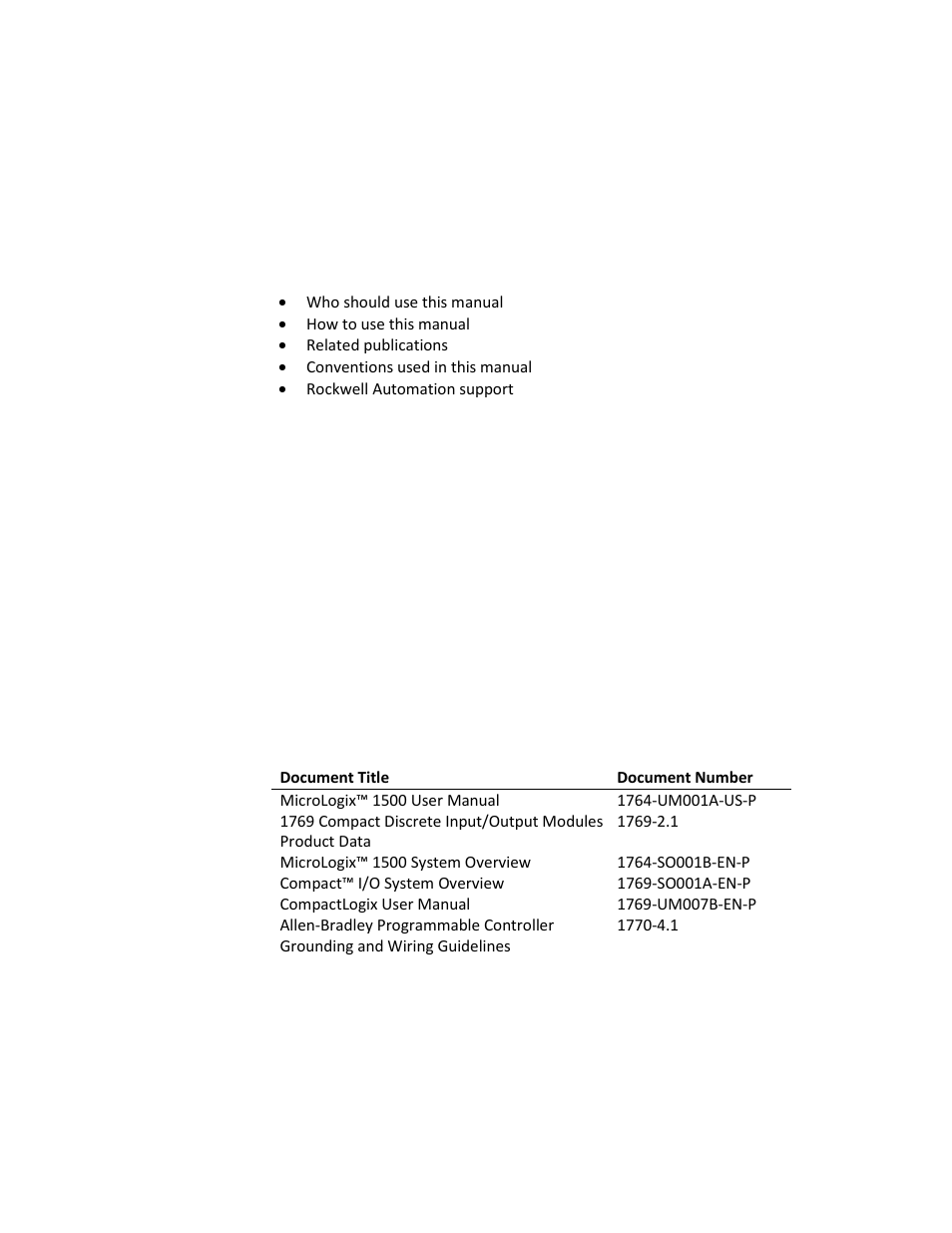 Preface | Spectrum Controls 1769sc-IR6I User Manual | Page 7 / 74