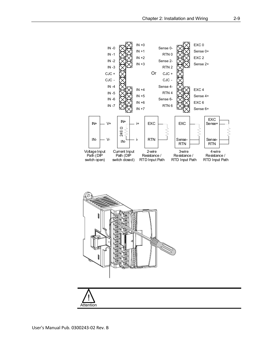 2 wiring the finger-safe terminal block | Spectrum Controls 1762sc-IF8U User Manual | Page 19 / 38