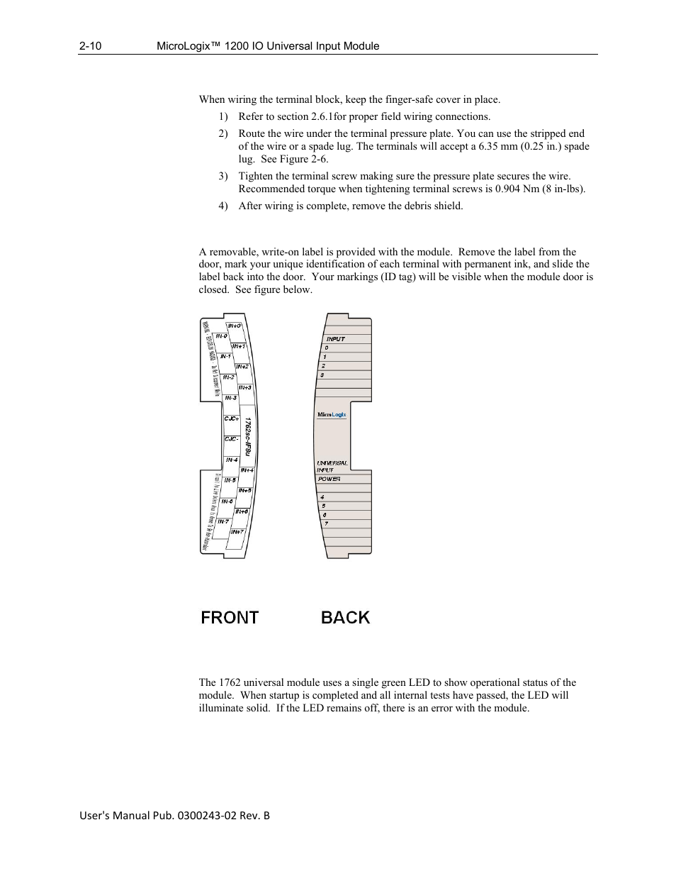 Spectrum Controls 1762sc-IF8U User Manual | Page 20 / 38