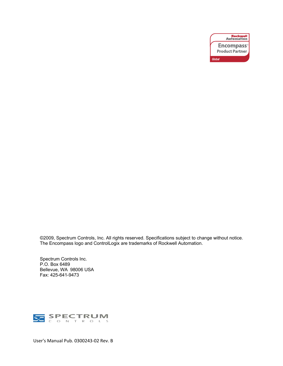 Spectrum Controls 1762sc-IF8U User Manual | Page 38 / 38