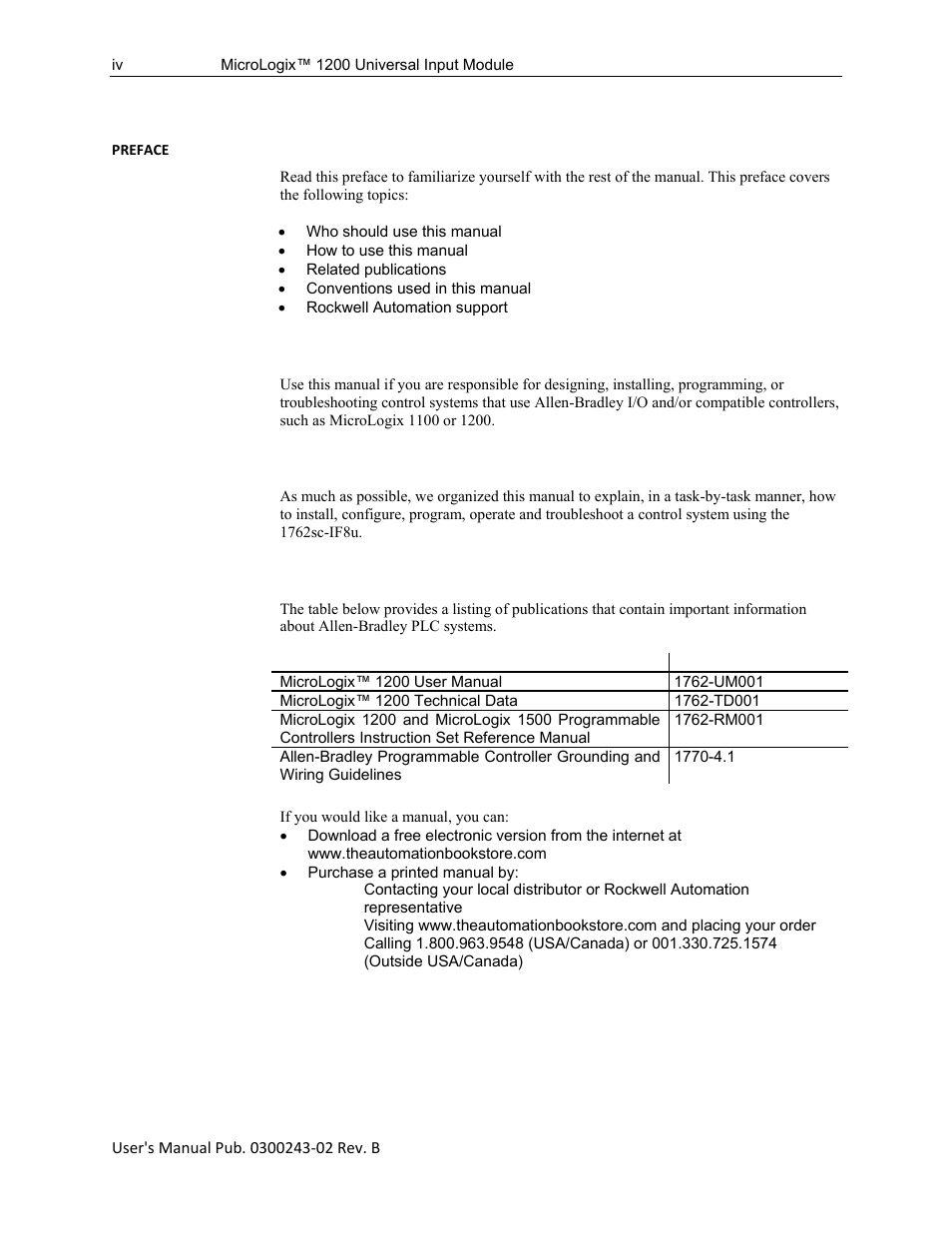 Spectrum Controls 1762sc-IF8U User Manual | Page 4 / 38