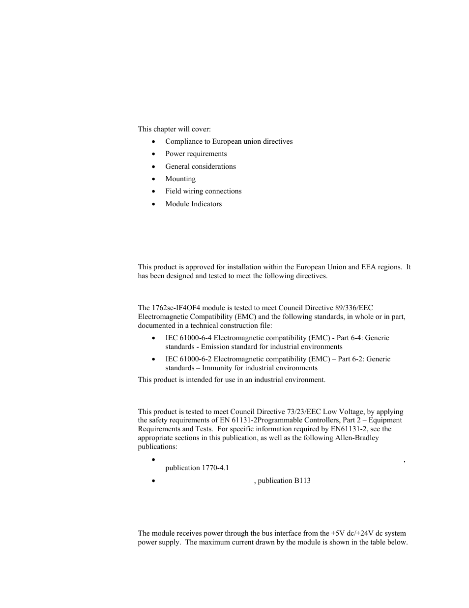 Chapter 2 installation and wiring | Spectrum Controls 1762sc-IF4OF4 User Manual | Page 13 / 42
