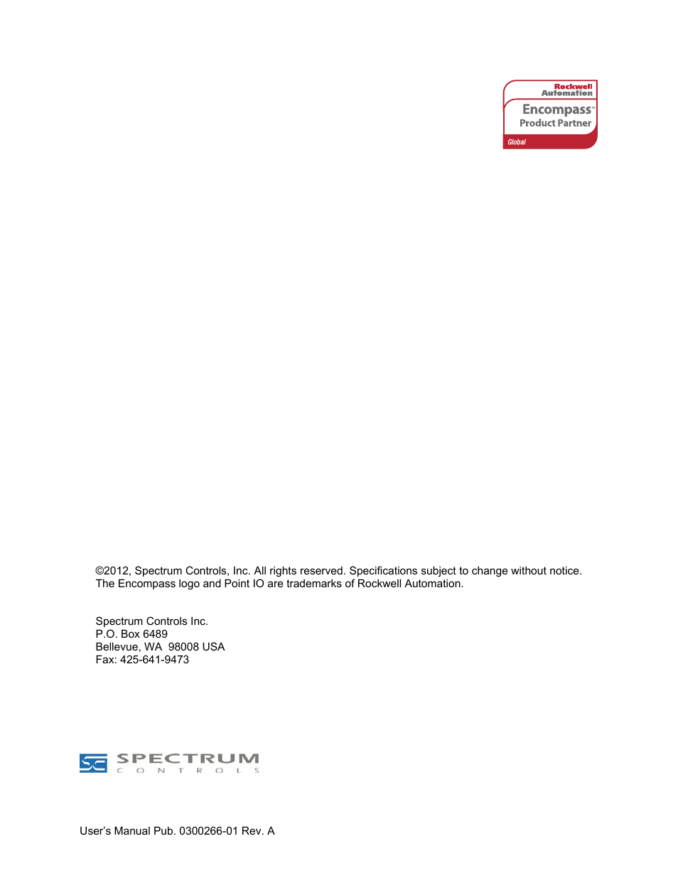 Spectrum Controls 1734sc-IF4U User Manual | Page 50 / 50