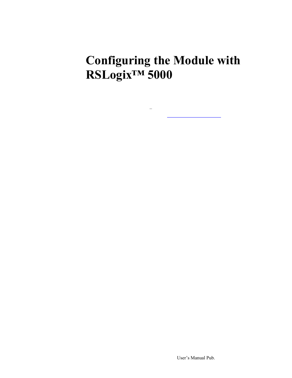 Chapter 3, Section 3.1 configuring the module with, Ection | Onfiguring the, Odule with, Ogix | Spectrum Controls 1734sc-OE2CIH User Manual | Page 25 / 74