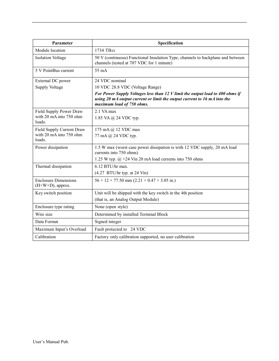 Reliability | Spectrum Controls 1734sc-OE2CIH User Manual | Page 70 / 74