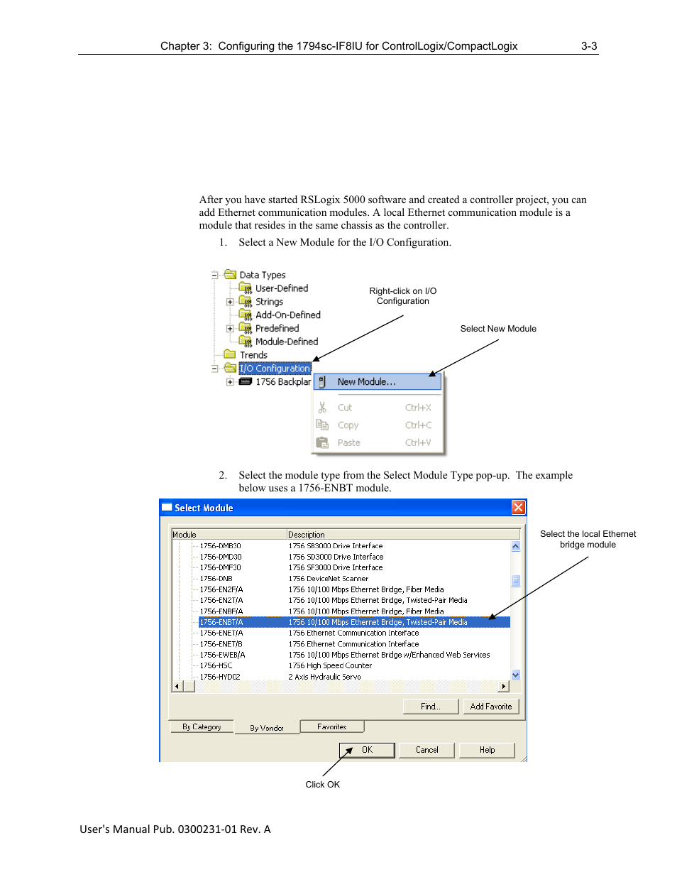 1 add a local ethernet bridge module | Spectrum Controls 1794sc-IF8IU User Manual | Page 29 / 56