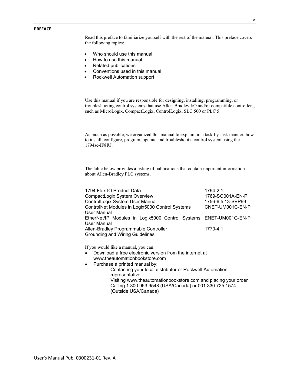 Spectrum Controls 1794sc-IF8IU User Manual | Page 5 / 56