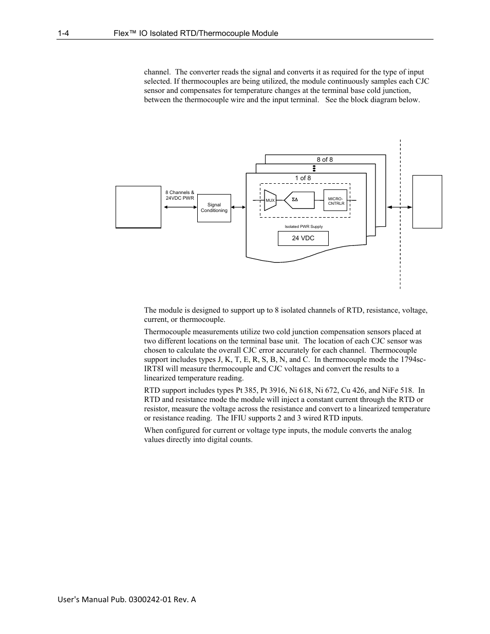 4 flex™ io isolated rtd/thermocouple module | Spectrum Controls 1794sc-IRT8I User Manual | Page 10 / 54