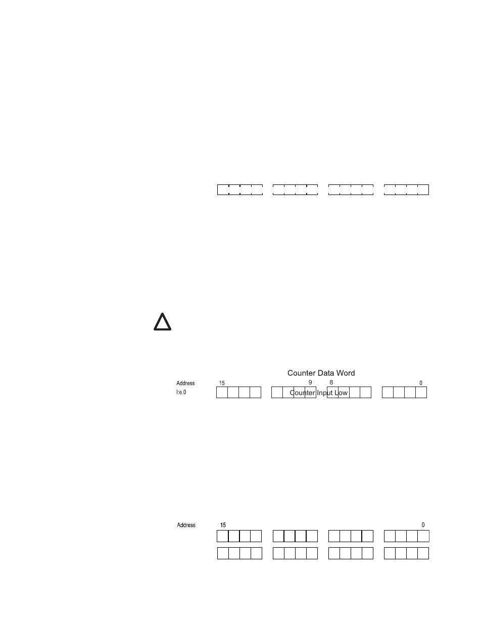 Data words for floating point rate mode, Setting the rate limit / r factor, Input registers: channel data | Spectrum Controls 1746sc-CTR4 User Manual | Page 61 / 66