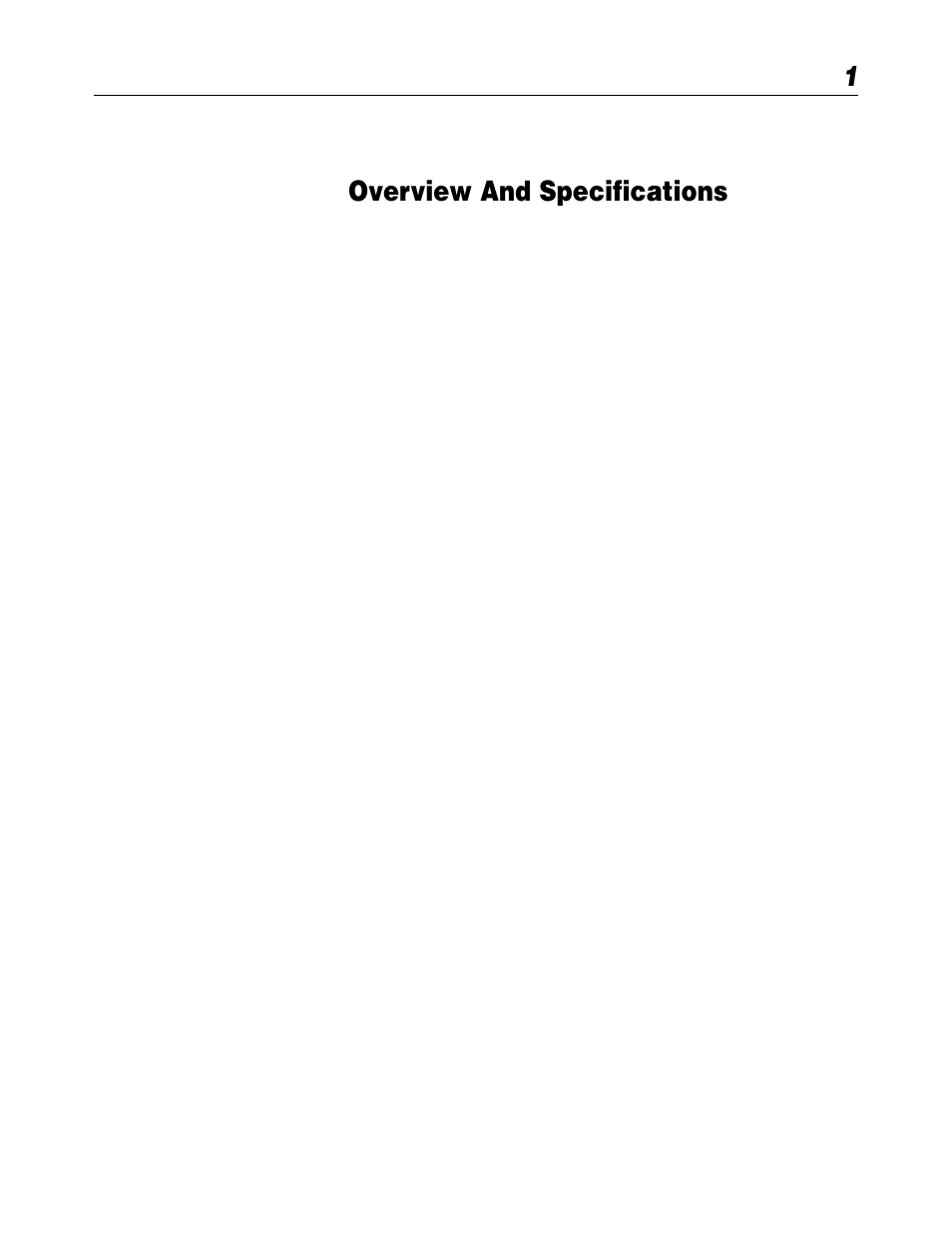 Overview and specifications, Chapter 1 | Spectrum Controls 1746sc-INI4vi User Manual | Page 11 / 58