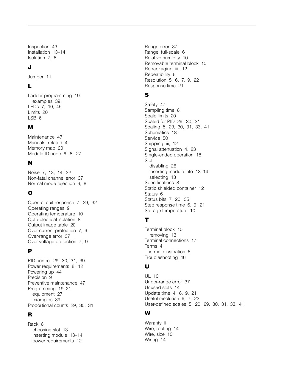 Spectrum Controls 1746sc-INI4vi User Manual | Page 56 / 58