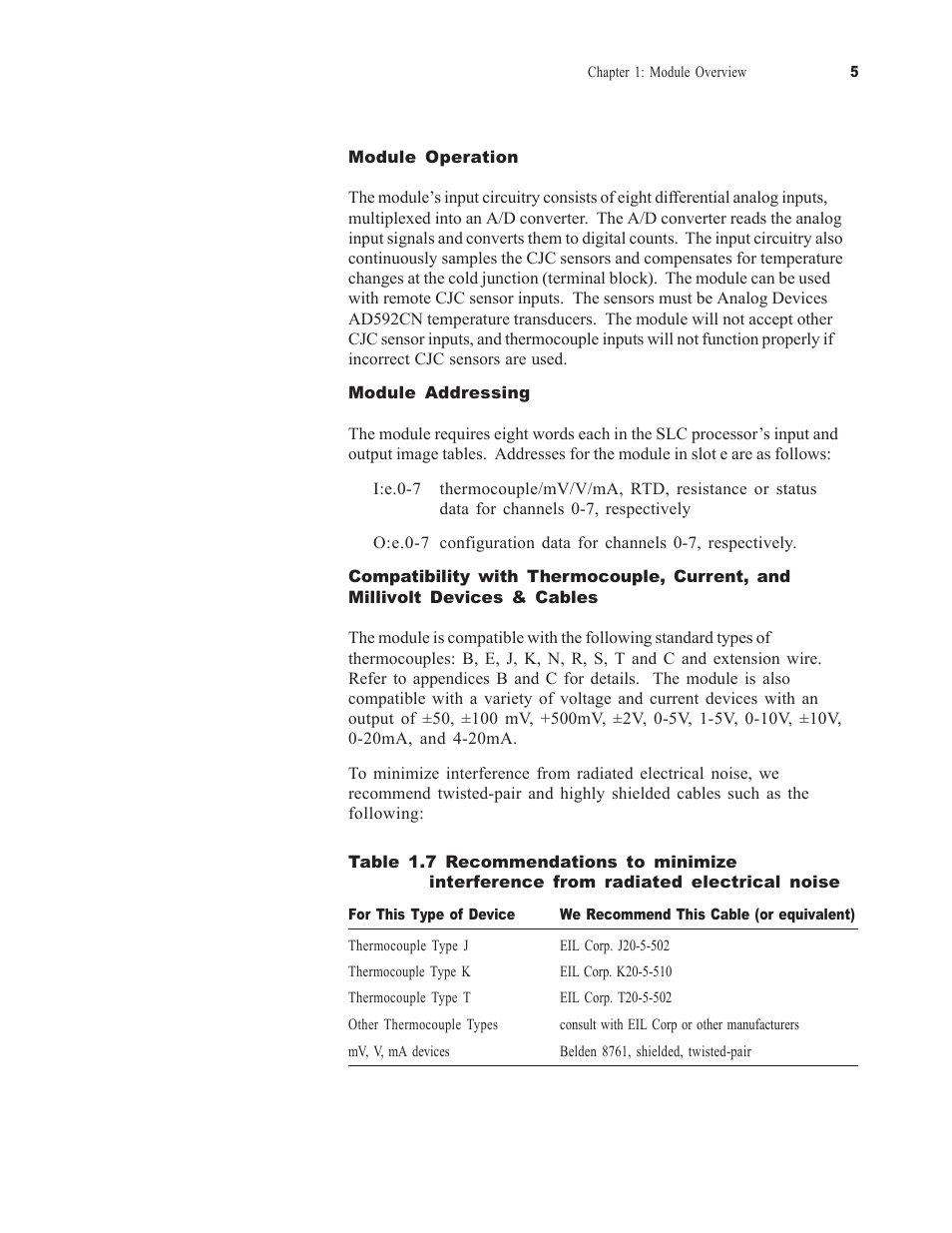 Spectrum Controls 1746sc-NI8u User Manual | Page 17 / 130