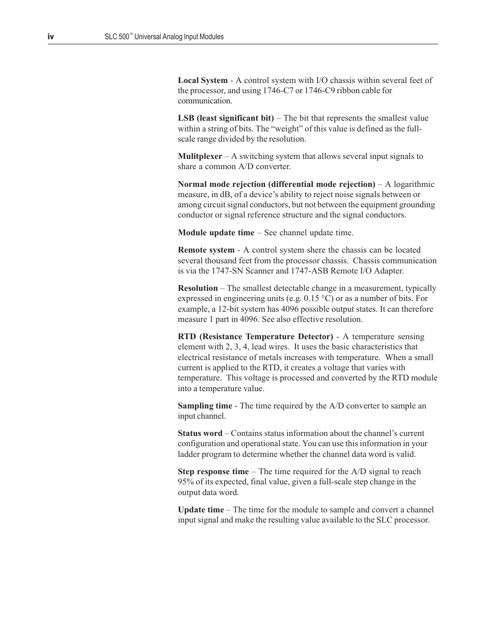 Spectrum Controls 1746sc-NI8u User Manual | Page 8 / 130