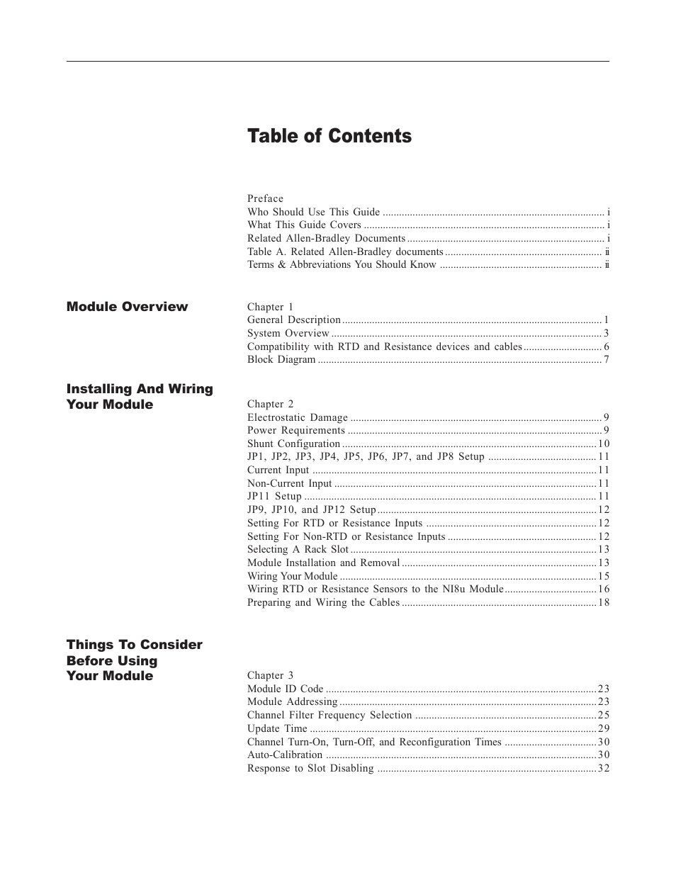 Spectrum Controls 1746sc-NI8u User Manual | Page 9 / 130