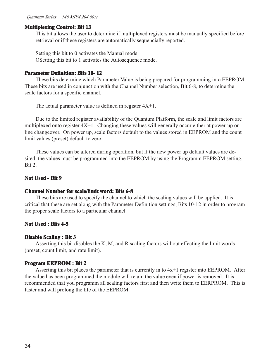 Spectrum Controls 140 MPM 204 00sc User Manual | Page 32 / 66