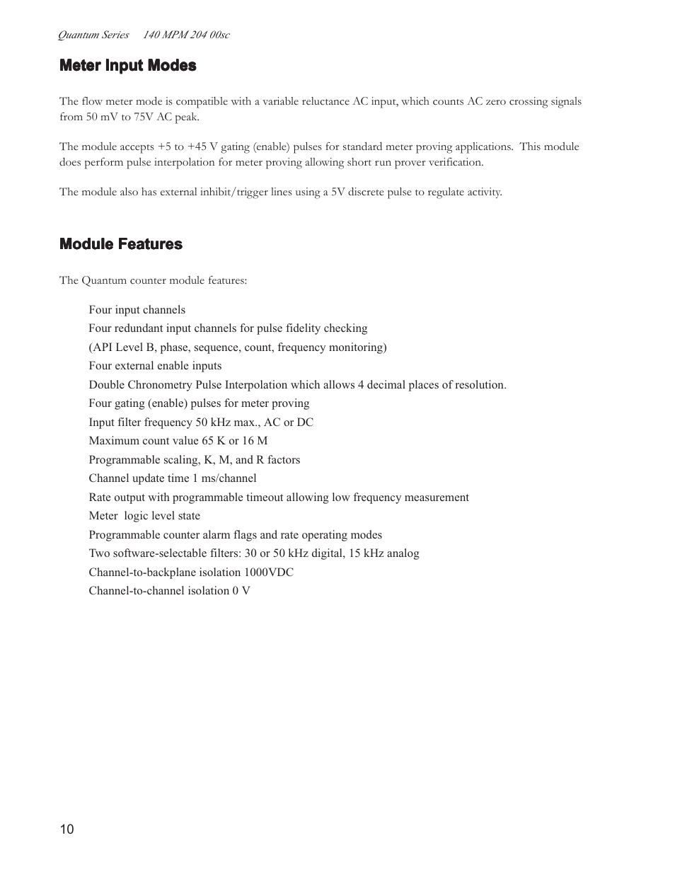 Spectrum Controls 140 MPM 204 00sc User Manual | Page 8 / 66
