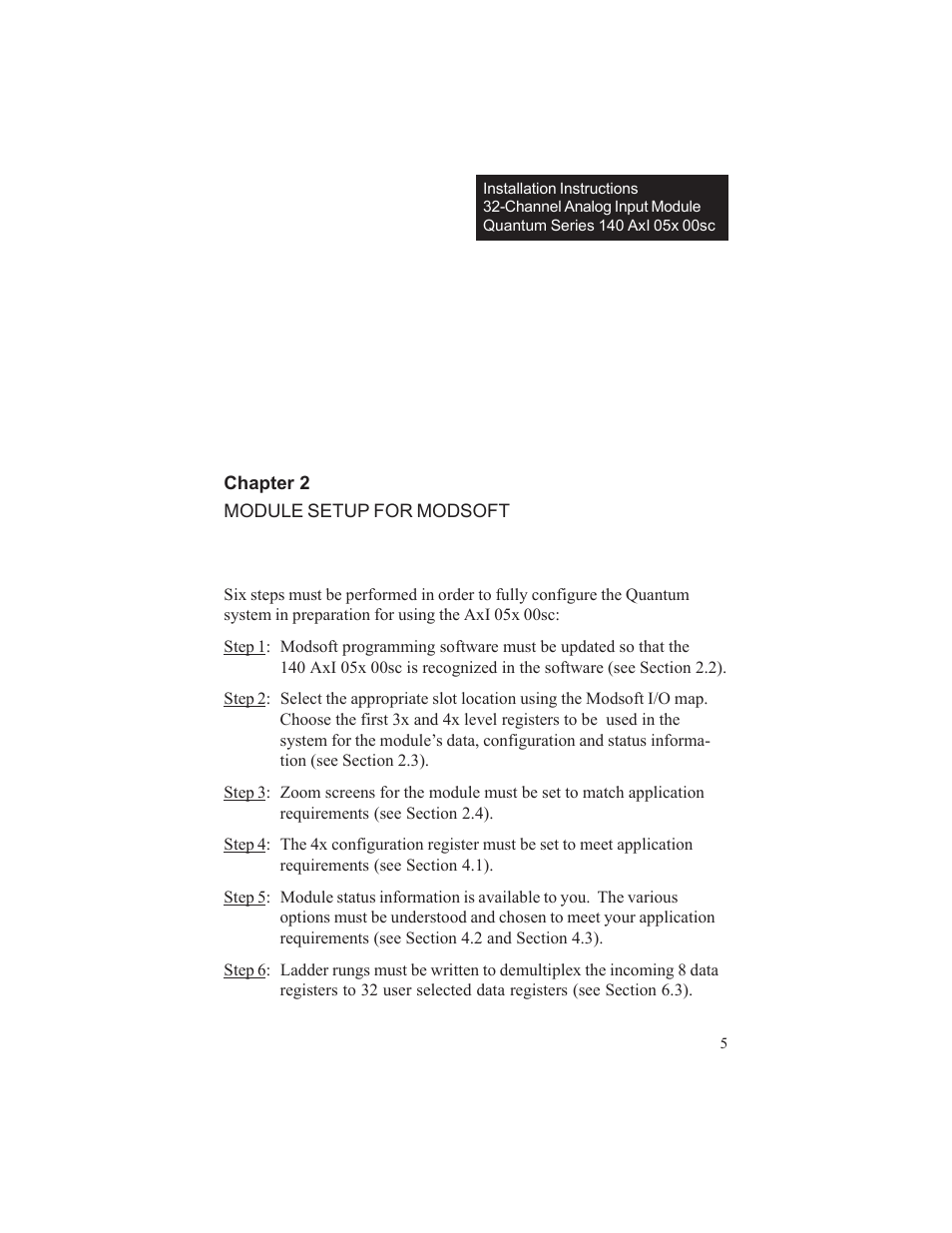Spectrum Controls 140 ACI 051 00sc User Manual | Page 10 / 57