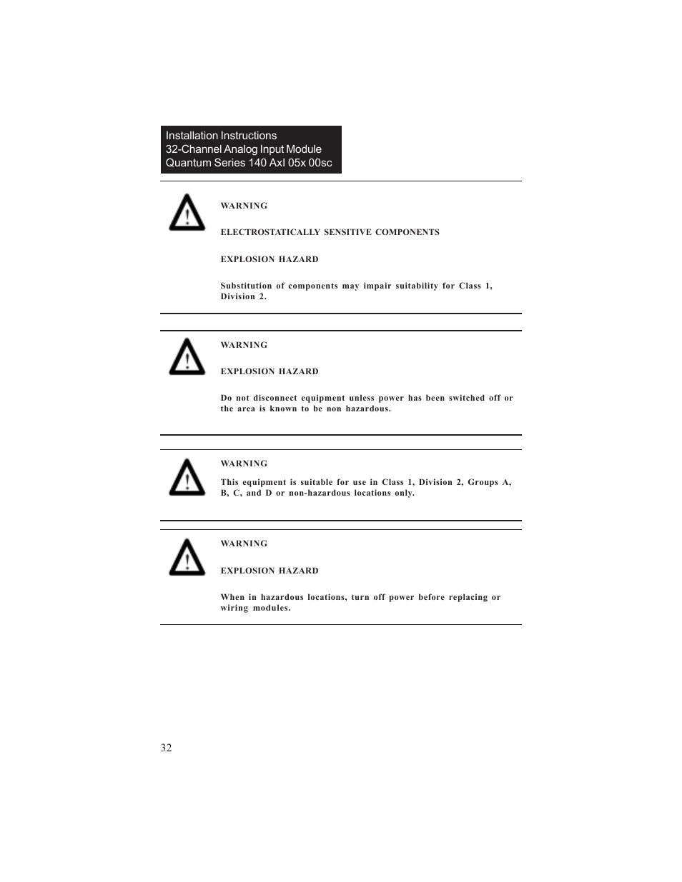 Spectrum Controls 140 ACI 051 00sc User Manual | Page 37 / 57