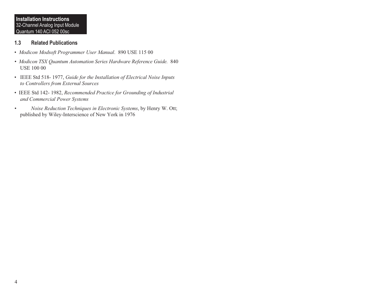 Spectrum Controls 140 ACI 052 00sc User Manual | Page 10 / 62