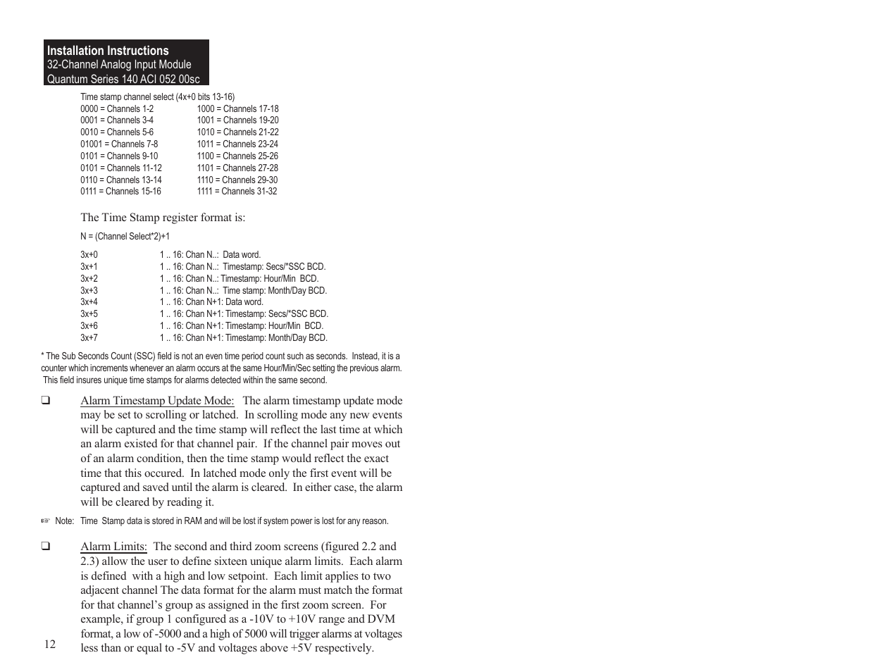 Spectrum Controls 140 ACI 052 00sc User Manual | Page 18 / 62