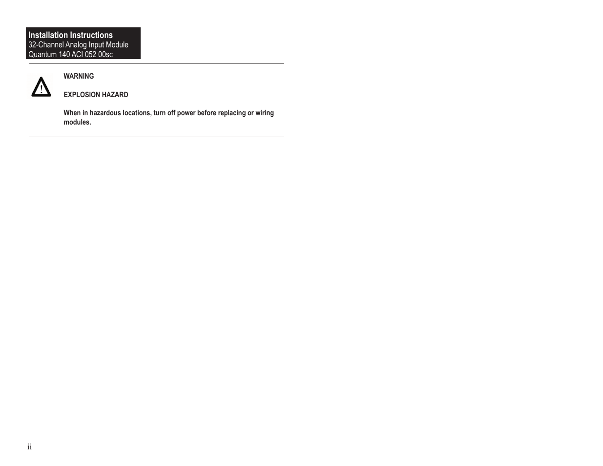 Spectrum Controls 140 ACI 052 00sc User Manual | Page 4 / 62