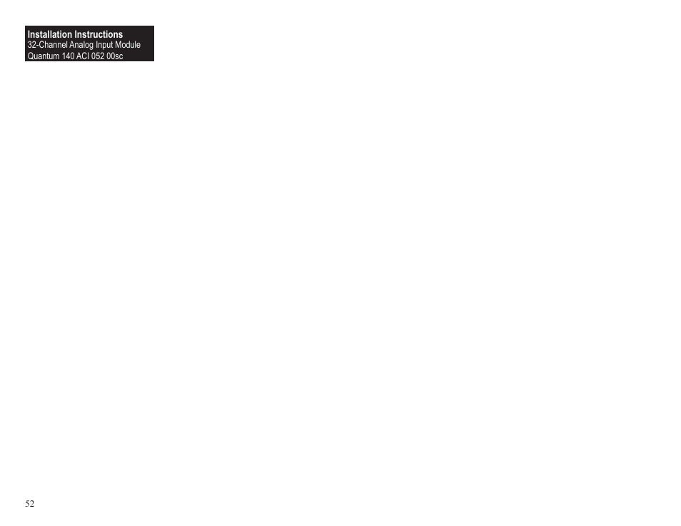 Spectrum Controls 140 ACI 052 00sc User Manual | Page 58 / 62