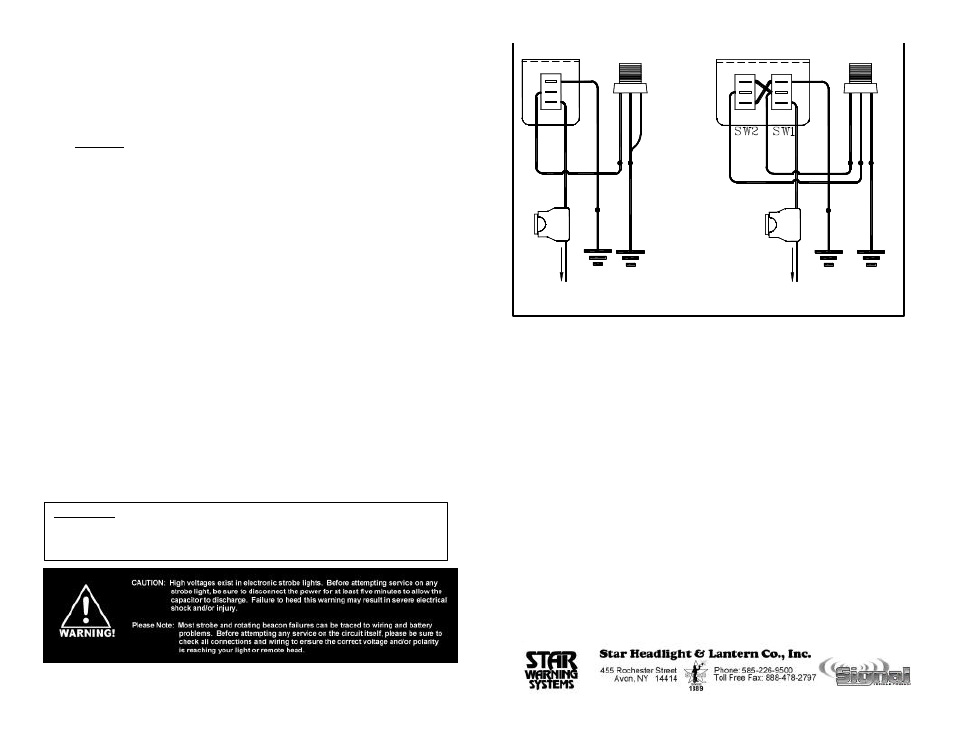 Star Headlight & Lantern 200E Series User Manual | 1 page