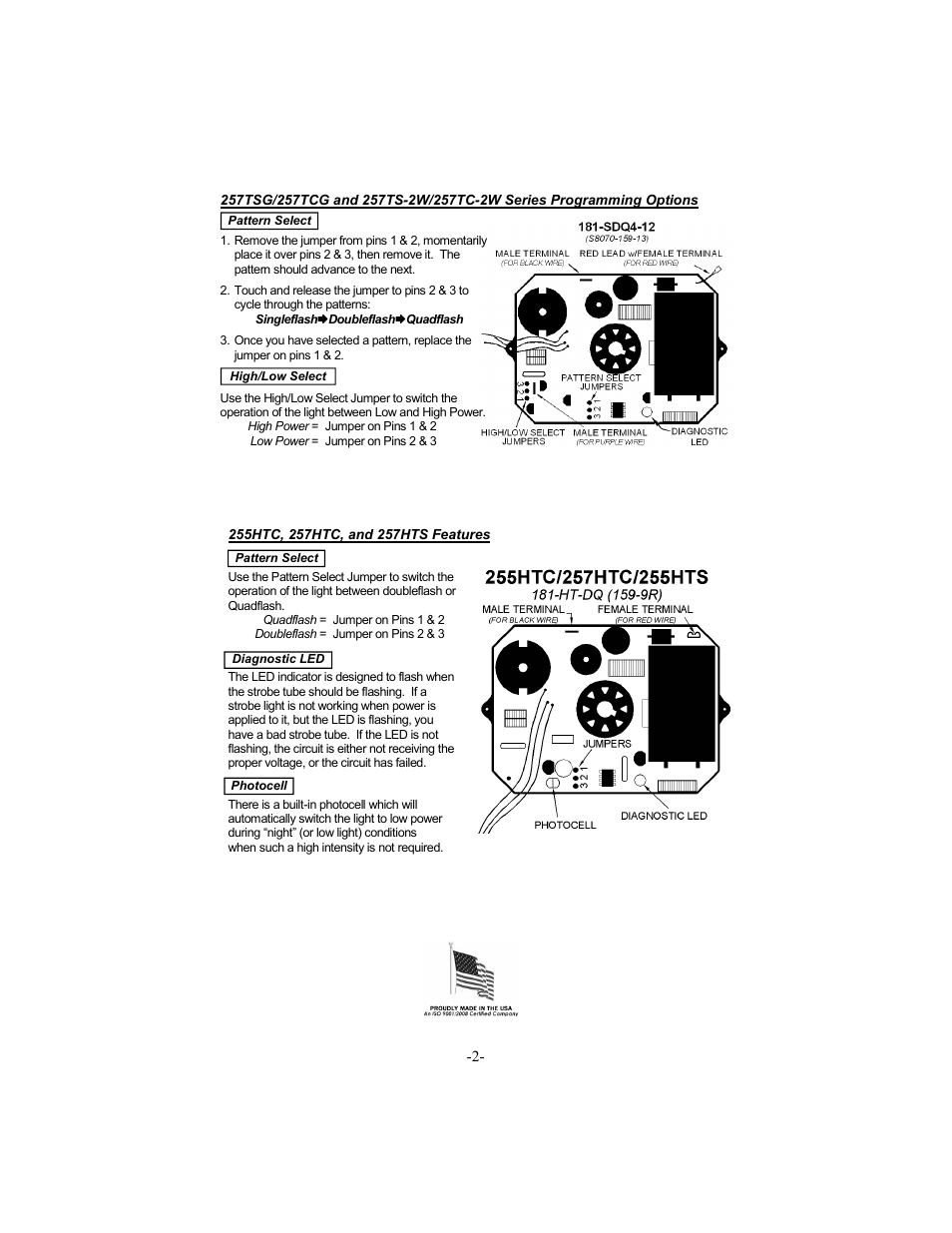 Star Headlight & Lantern 255HTC Series User Manual | Page 3 / 4