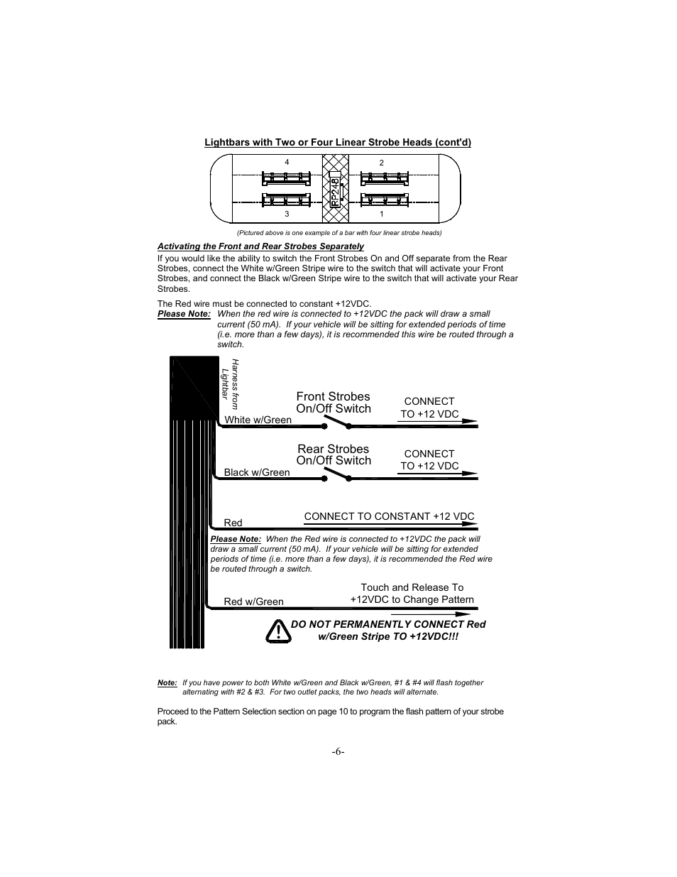 Star Headlight & Lantern 6600 Series - 64"Warning Package User Manual | Page 8 / 20